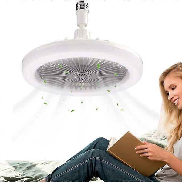 Ceiling Fans with Lights, 25 cm Ceiling Fan with Aromatherapy Tablets, 3 Speeds, Adjustable Brightness - Grey