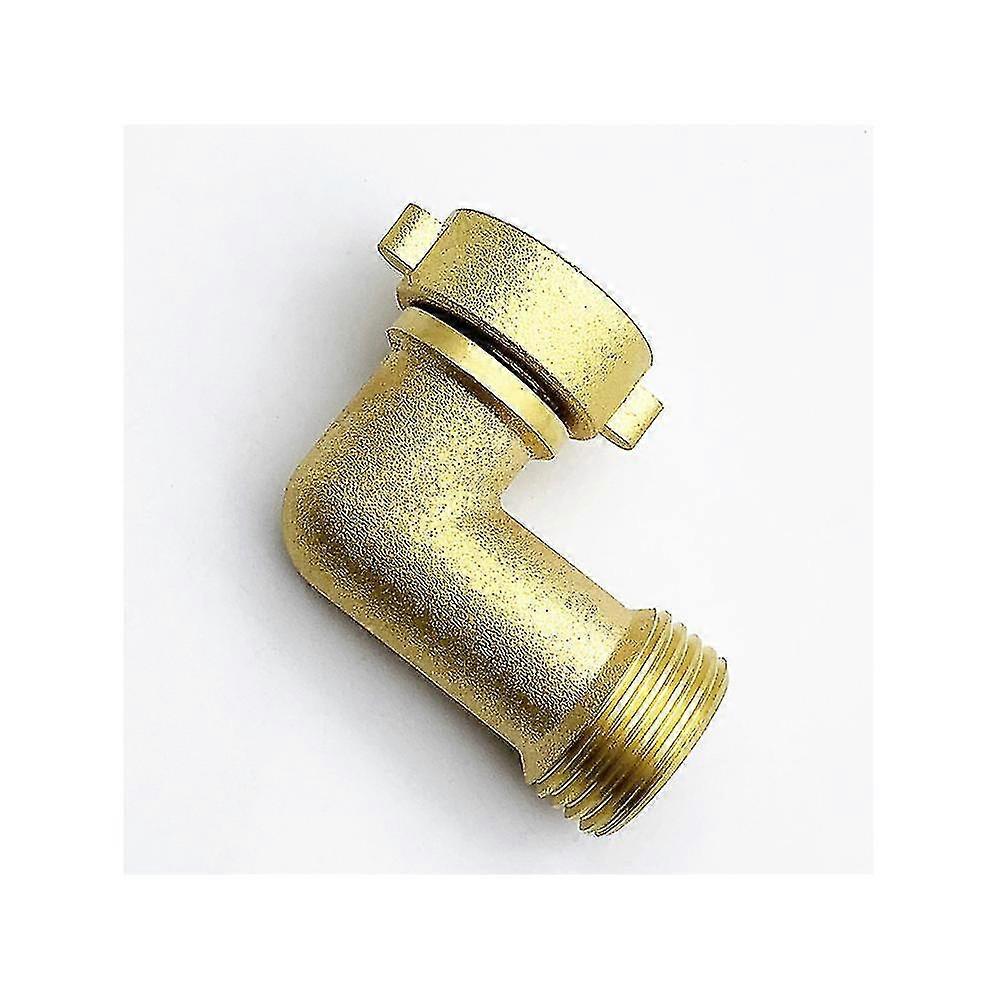 Garden Hose Elbow Connector, 90 Degree Hose Extender, Brass Elbow W...