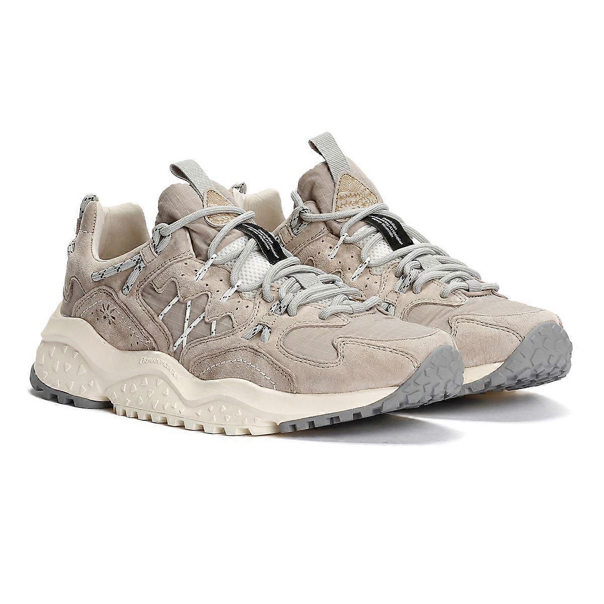 Flower Mountain Yamabushi Dove Grey Trainers