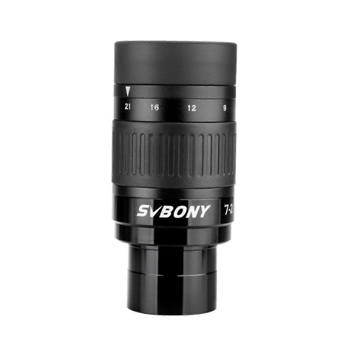 SV135 Zoom Eyepiece, Zoom 7 to 21mm 40-57° View 1.25 Inch Telescope Eyepiece Telescope for Astronomic Telescopes Visual