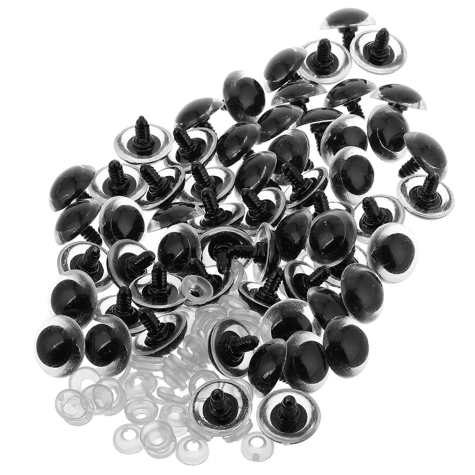 Cute Crochet Accessories with Sturdy Plastic and Resin Material for DIY Use Assorted Color 30pcs