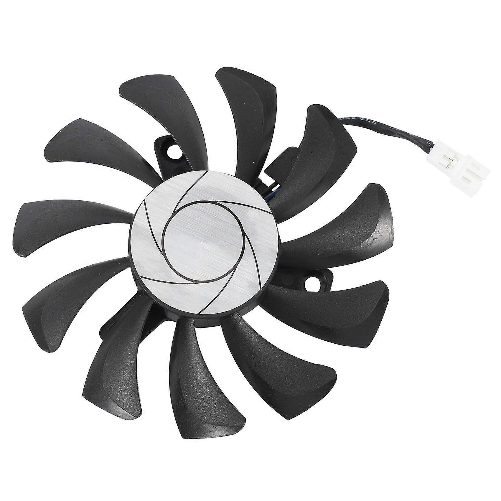 HA8010H12F-Z 75MM 2Pin GTX1050Ti GPU chladič DUAL ventilátor pro Geforce GTX 1050Ti GTX-1050-Ti-4GT-OC (1ks