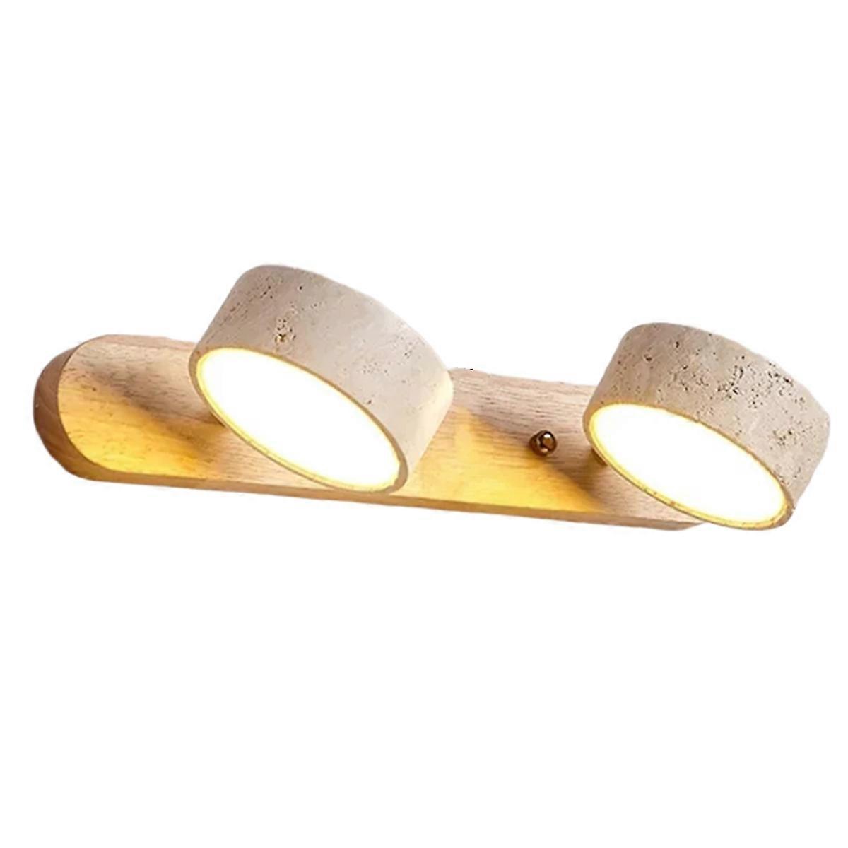 Wall Light Round LED Rotatable Light Bathroom Washtable Dressing Table Mirror Front Lamps