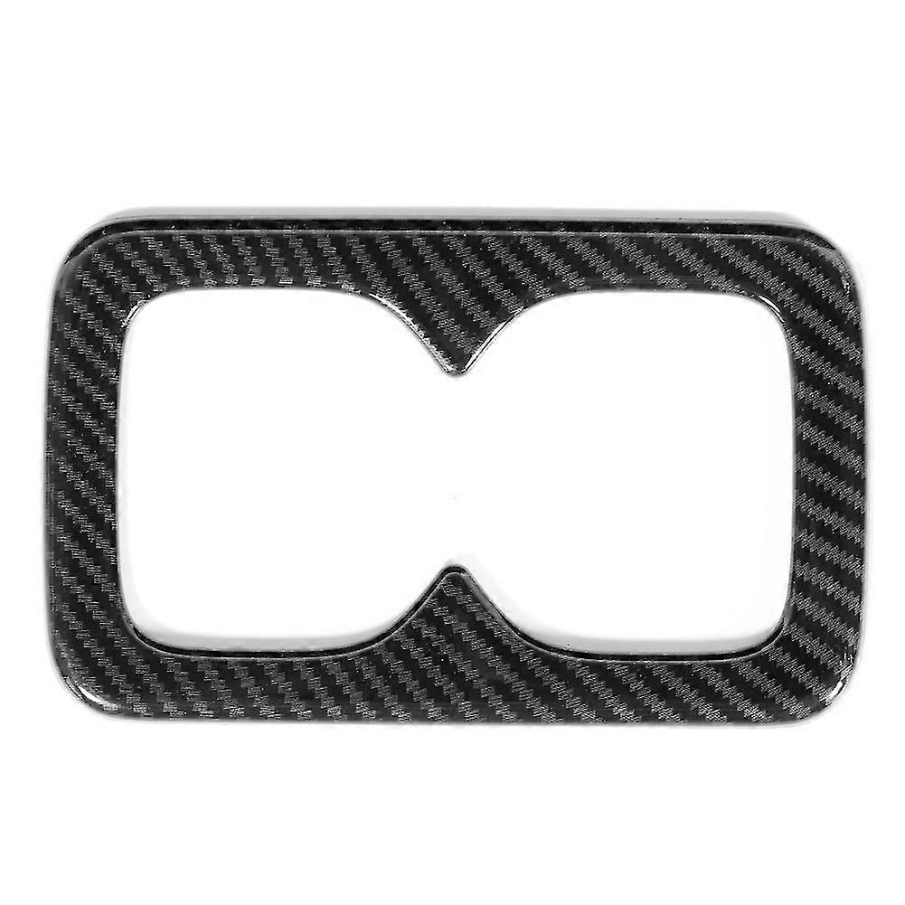 Carbon Fiber Pattern Inner Rear Water Cup Holder Cover Trim ABS Fit Suitable for Nissan Sylphy Sentra 2020