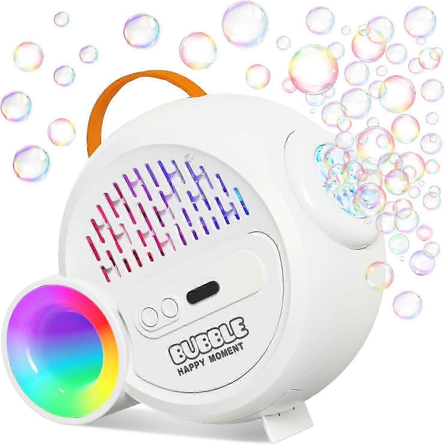 Bubble Machine for Kids Toddlers,Automatic Bubble Maker with RGB