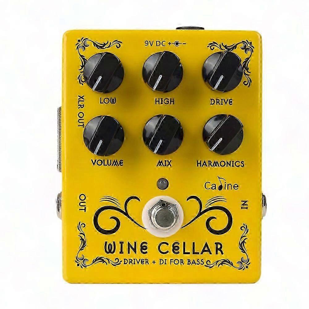 CP-60 Driver + DI Basgitarr Pedal Effekt Mini Gitarr Tillbehör Delar