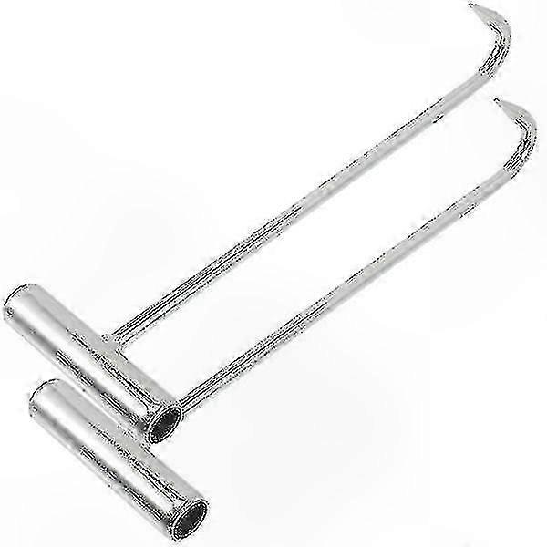 2-Pack Manhole Cover Hooks for Lifting and Pulling Drain Grates