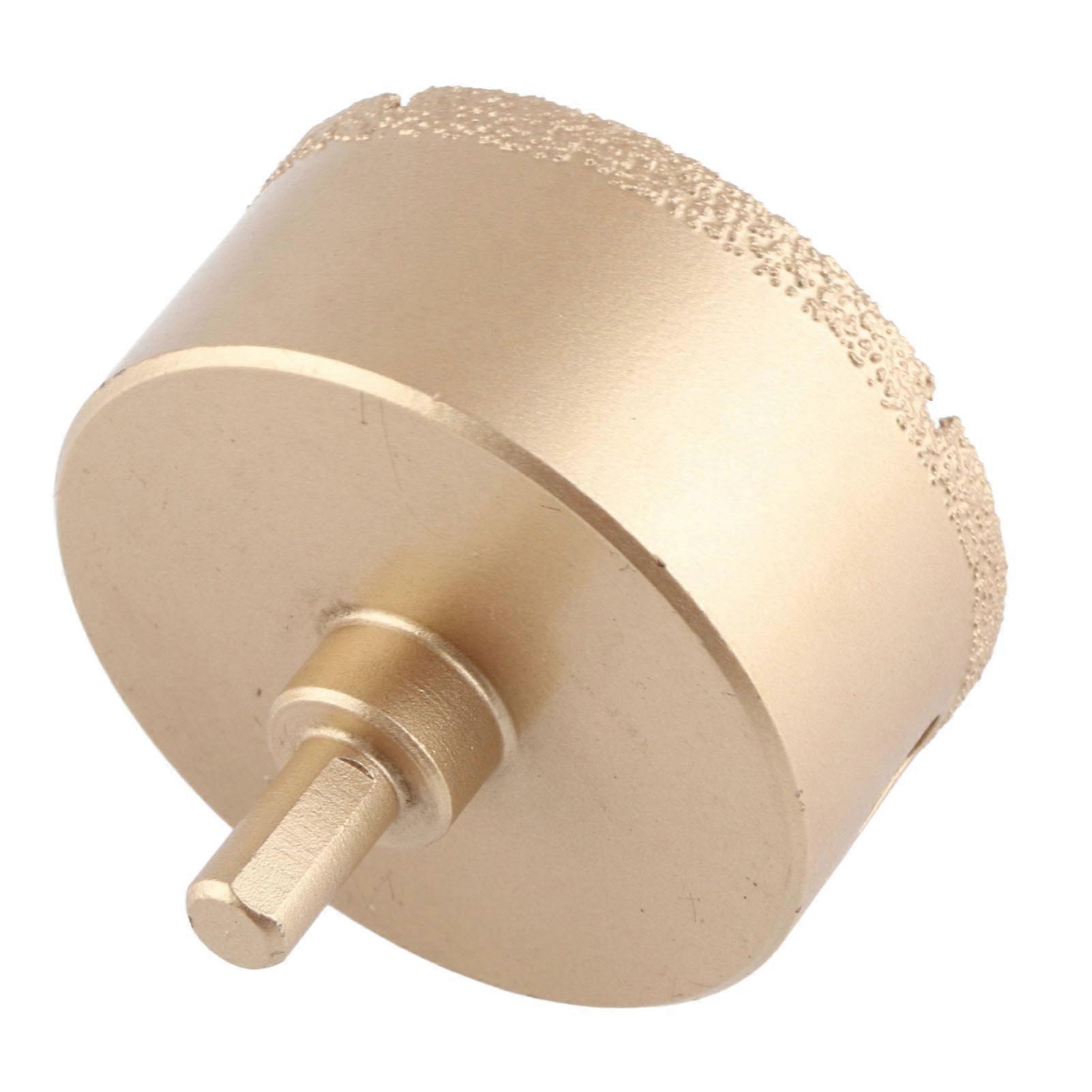 Diamond Hole Saw 75mm Carbon Steel Drill Bit Triangular Shank