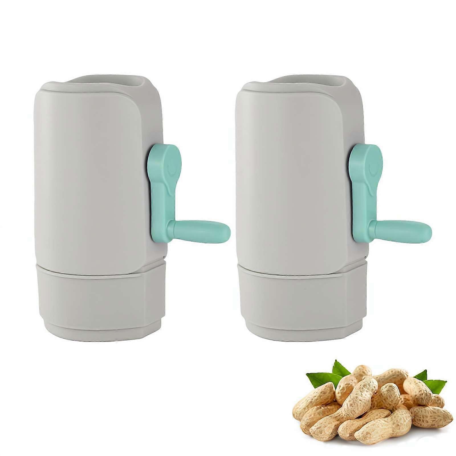 Nut Sheller Automatic Peanut Opener Upgraded Kid Friendly Easy To Use ABS PP Rubber 2 Pieces