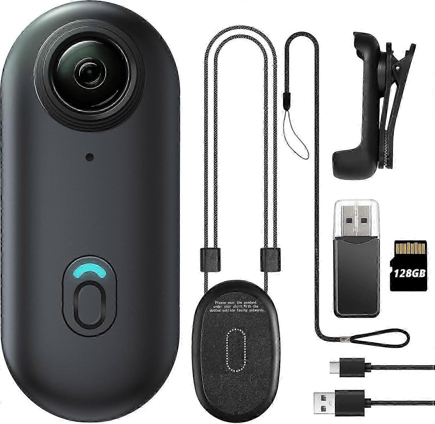 2025 Τελευταίο μοντέλο 128GB FHD 1080P μίνι κάμερα σώματος, φορετή κάμερα σώματος δράσης