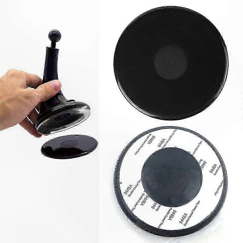 Large Round Adhesive Dashboard Mount for GPS Devices