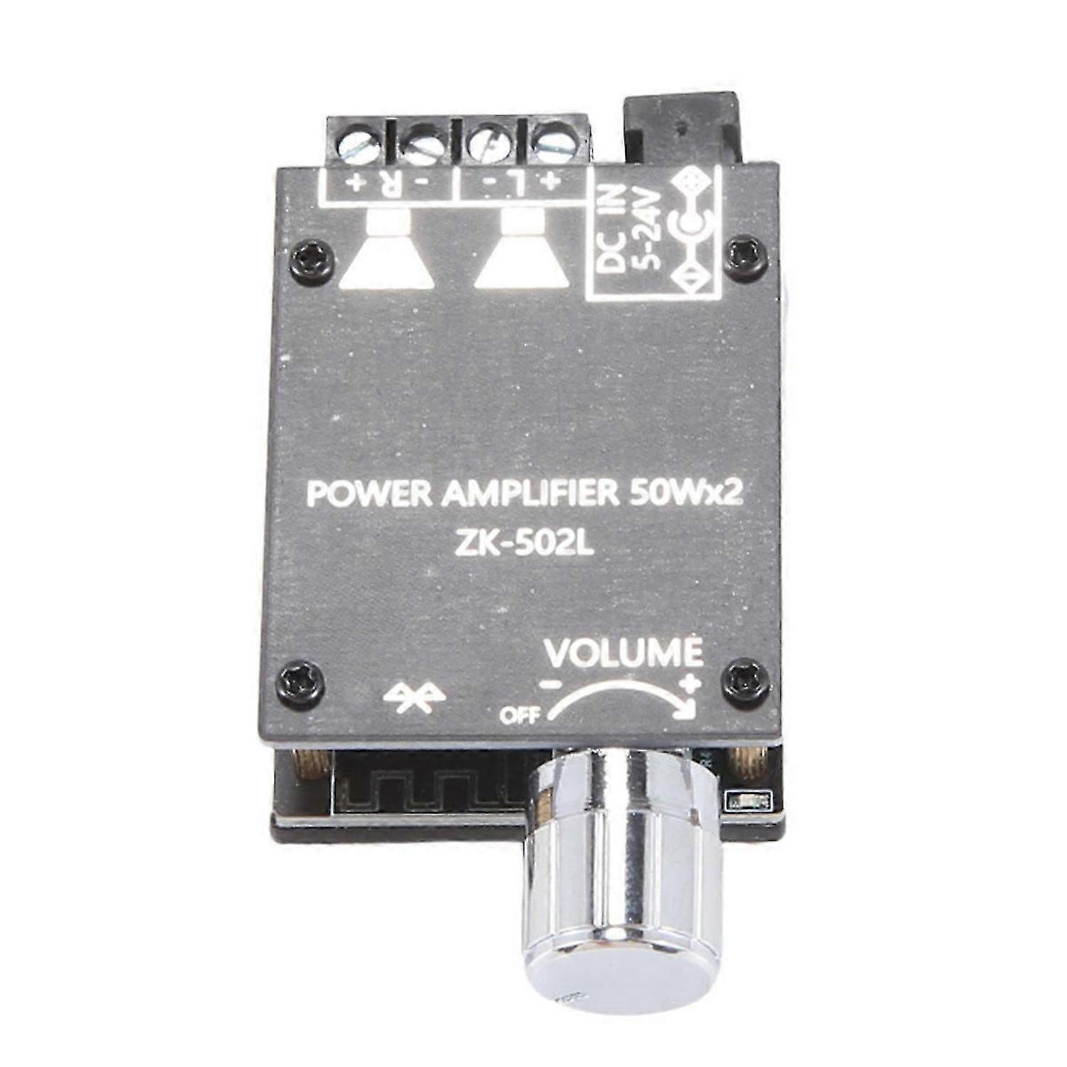 ZK-502MT 502L Bluetooth Amplifier Board 2x50W Bass Sound AMP