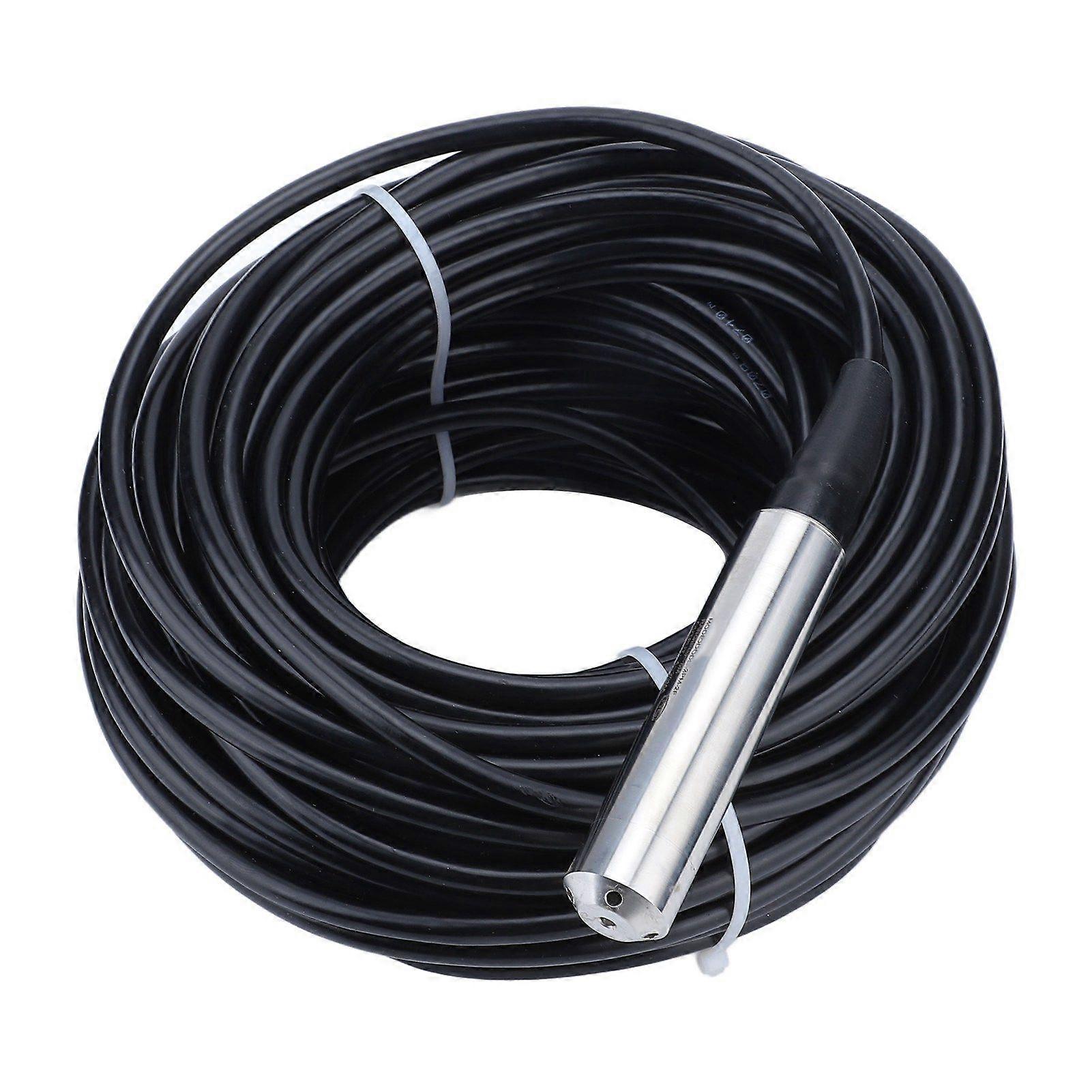 Liquid Level Sensor 420ma High Precise Stainless Steel Water Level Transmitter with 33m Waterproof Cable for Reservoir