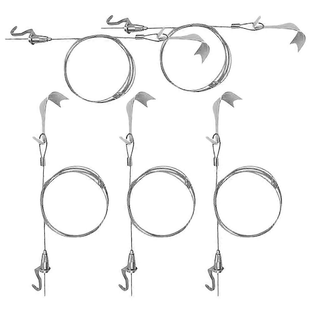 Picture Hanging Wire Kit for Hanging 5Sets Heavy Duty Adjustable Wire with Hooks
