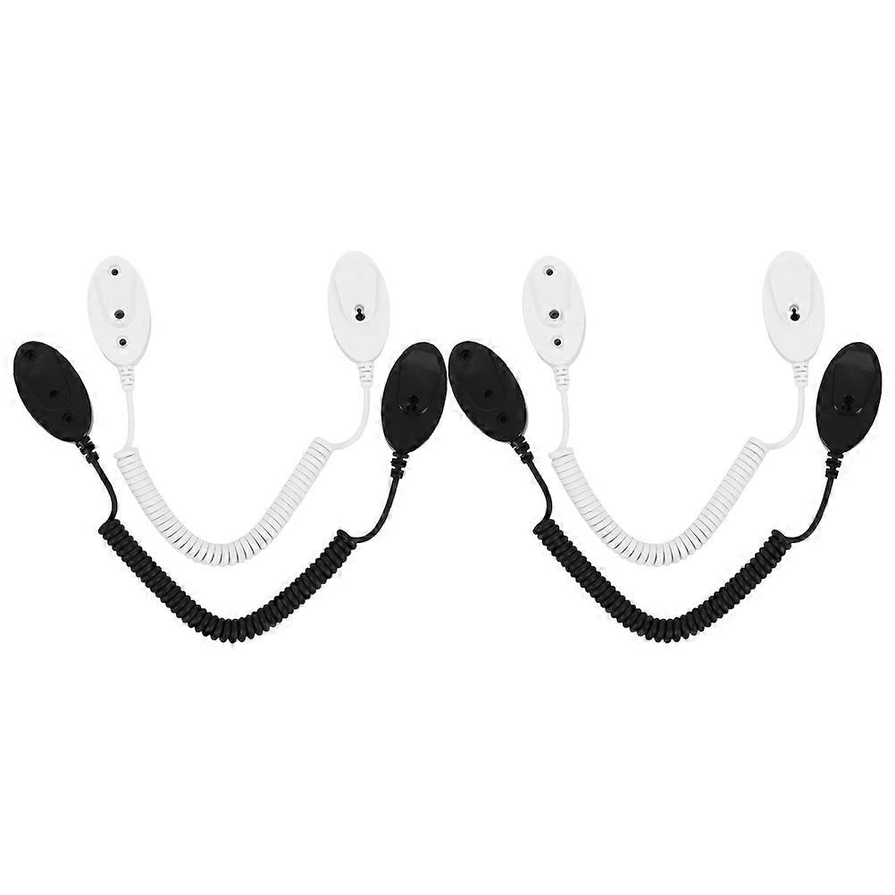 Remote Control Holders with Retractable Cable Locks for Security Spring Cable 20Pcs