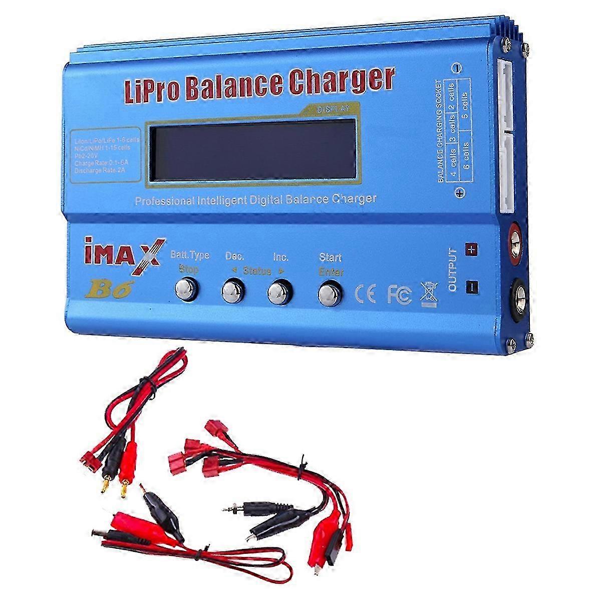 Lithium Battery Charger IMAX B6 80W for Lipo NiMh Li Ion Ni Cd Batteries T Plug