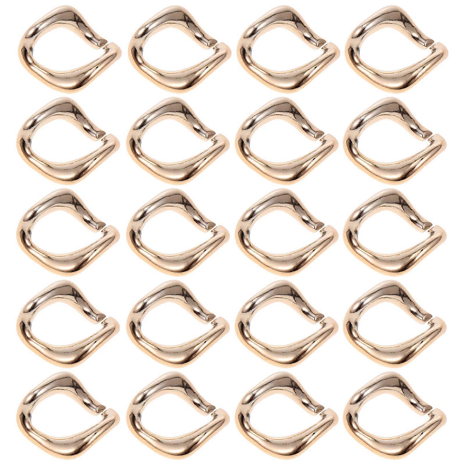 Rose Gold Buckle Decoration for Decoration 100Pcs