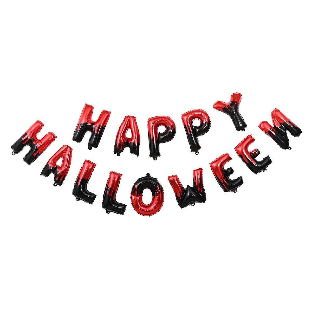 Happy Halloween Balloons Foil Letter Balloons for Party Decor