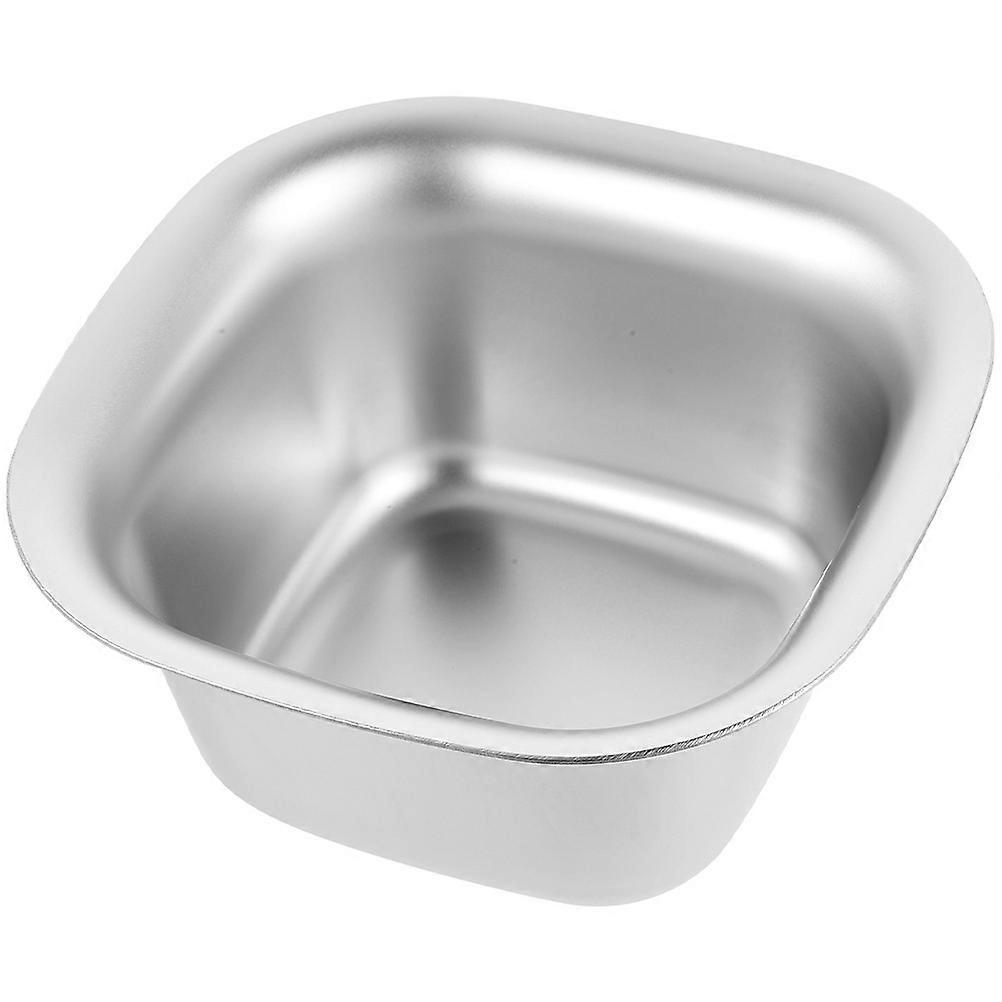 Stainless Steel Condiment Bowl for Home with Sauce Container Silver