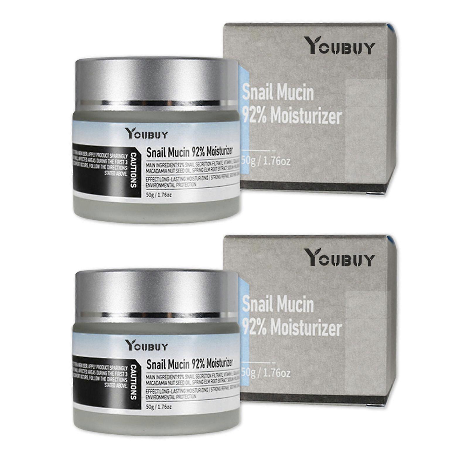 Snail Mucin 92% Cream for Face Reduce Wrinkles Anti-Aging Facial Cream for All Skin Types