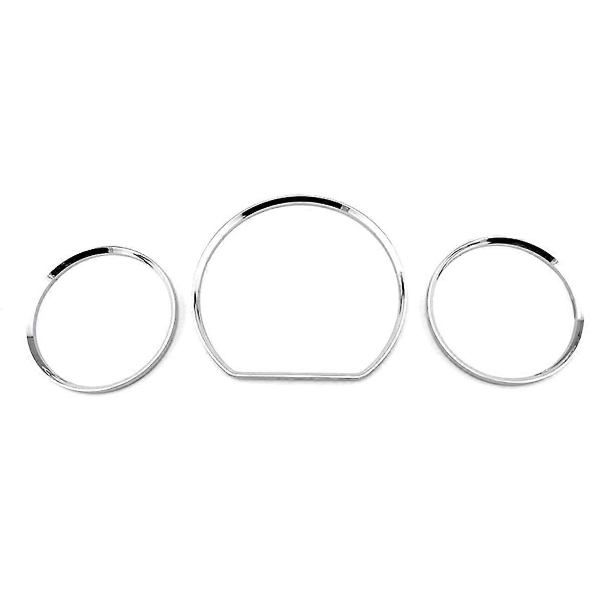 3 Pcs Gauge Dial Dash Cluster Rings for W210 2000-2002