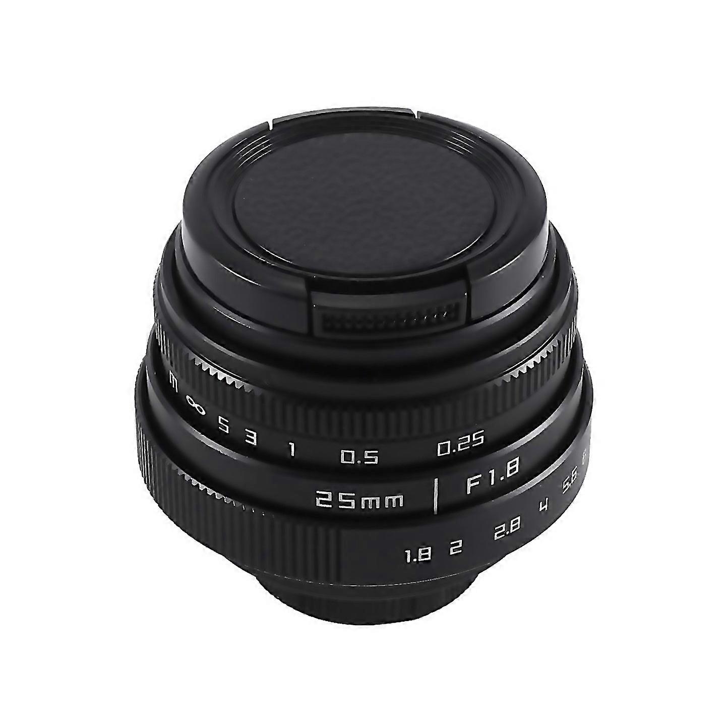 For 25mm F18 C Television Tv Lenscctv Lens For 16mm C Mount Camera Manual Focus Prime Lensa