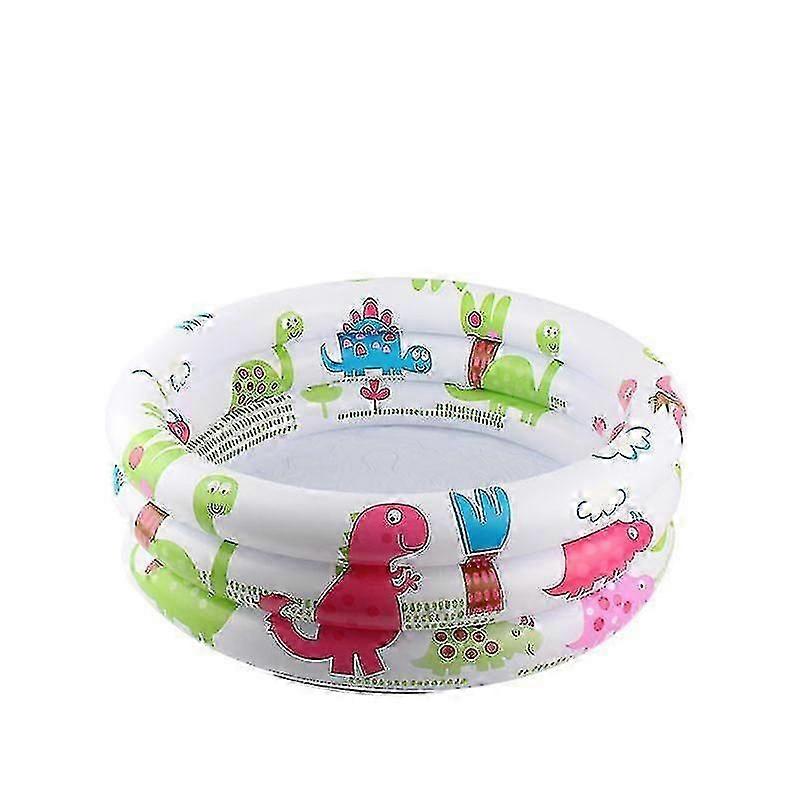 Three-ring Inflatable Paddling Pool with Soft Floor for Safe Children's Water Play