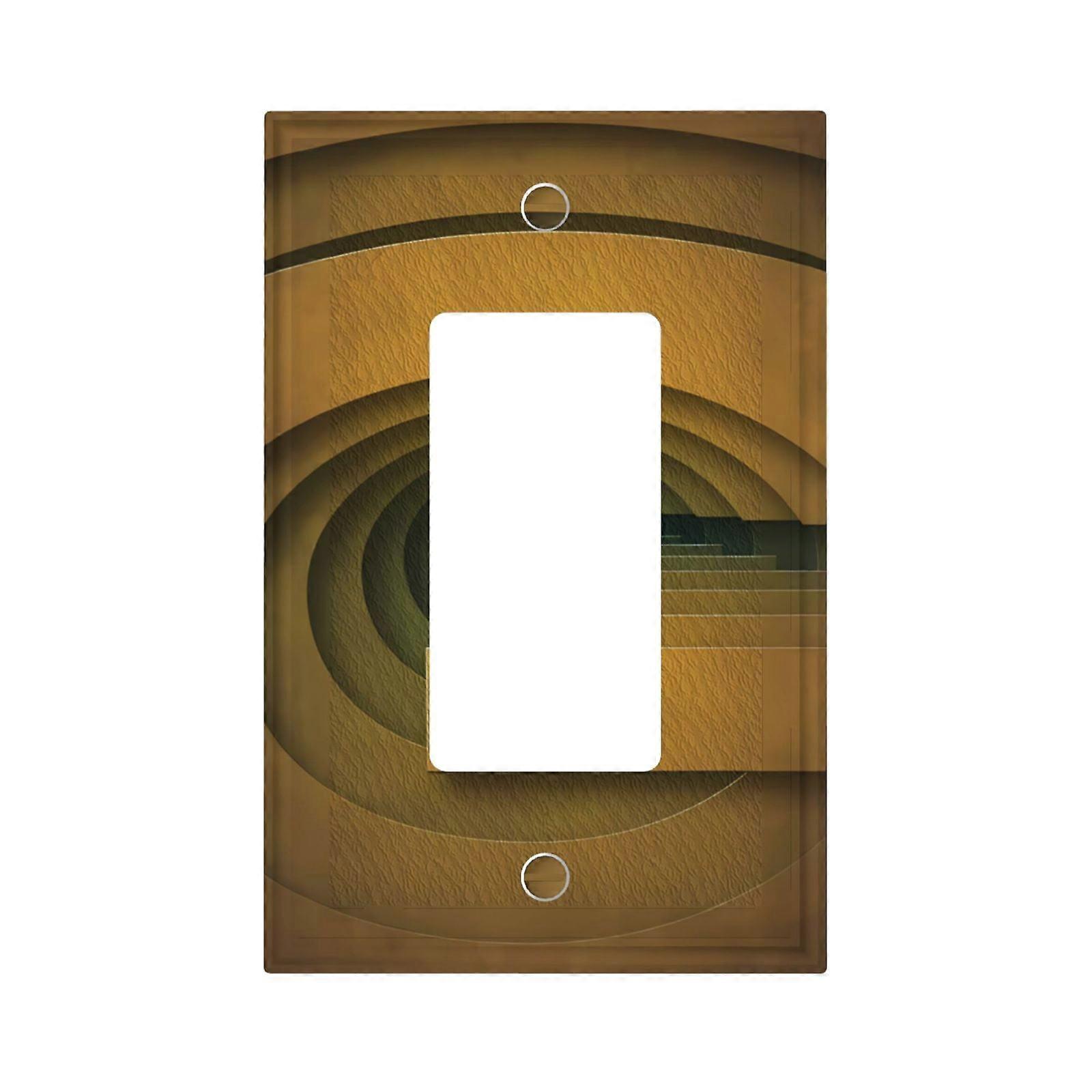 Packers Switching Lights Single Leather Roman Frame Switch Panel Wall Panel Single Double/Pull Light Switch