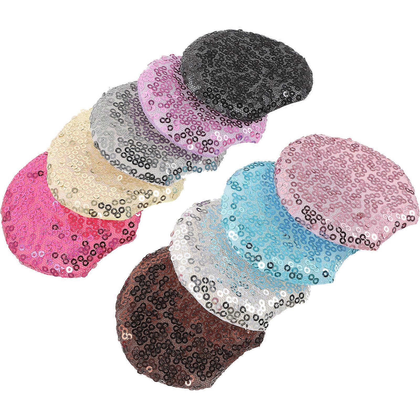 Mouse Ears Hair Clip Making Supplies for DIY Crafting 72Pcs Assorted Colors