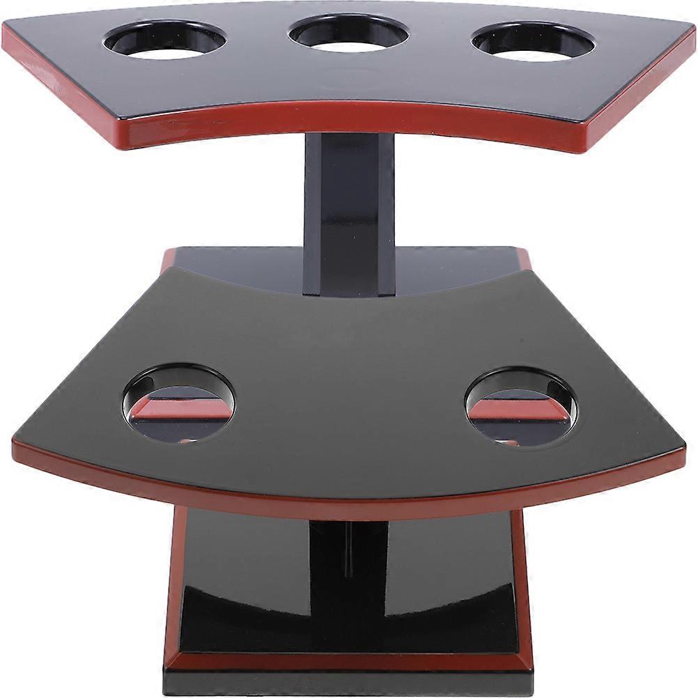 Roll Display Bracket for Cone Holder Stand 4Pcs Food Tray