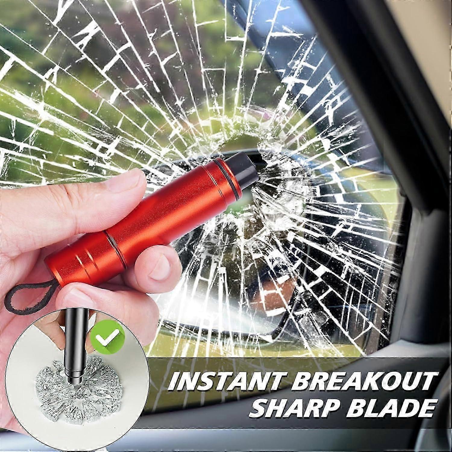 Bilvindusknuser setebeltekutter hammerdex, safehammer glassbryter bilvindusbryter, for nødsituasjon under vann bilsikkerhetsverktøy