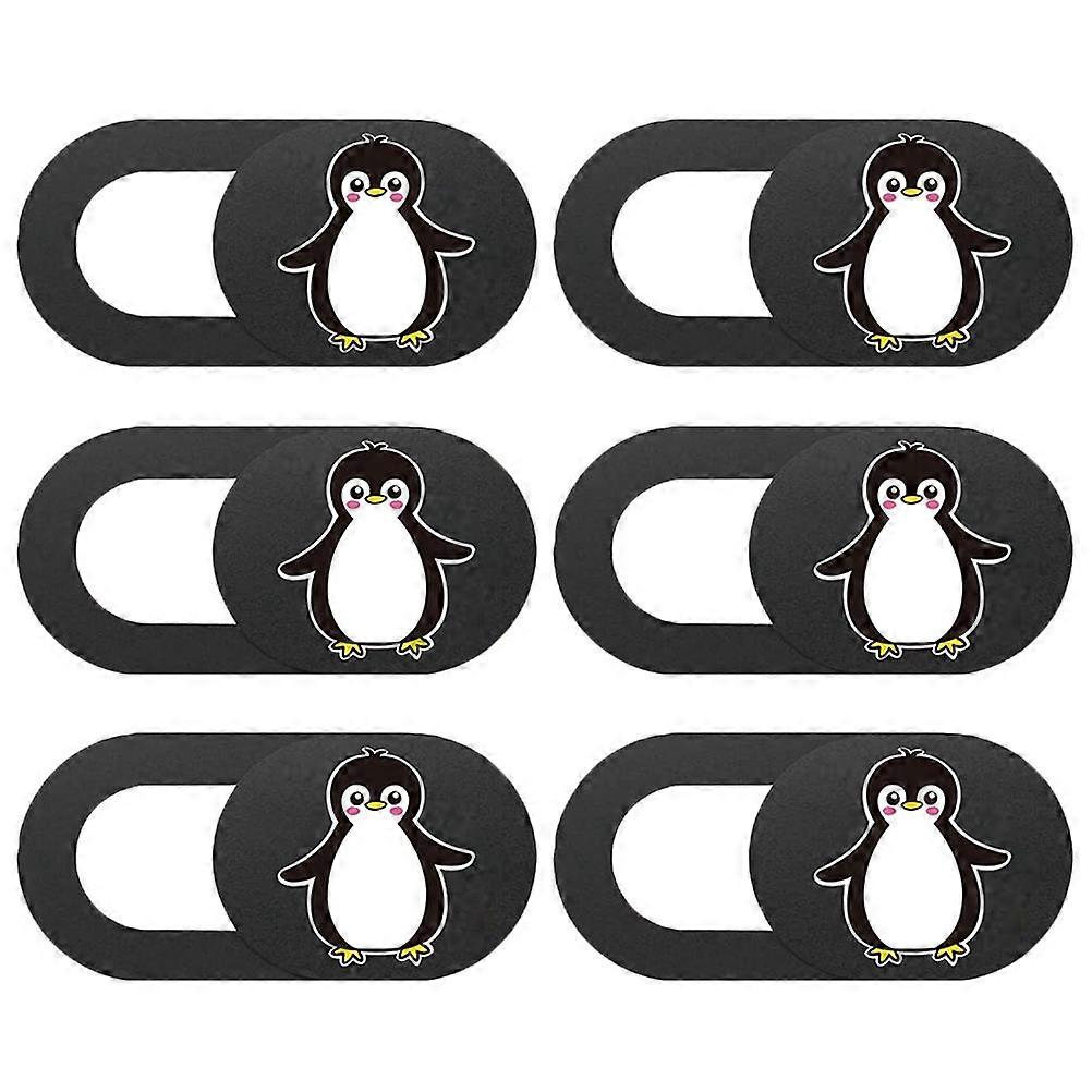 Webcam Cover Slide Blocker for Laptop Privacy with Penguin Pattern 18Pcs