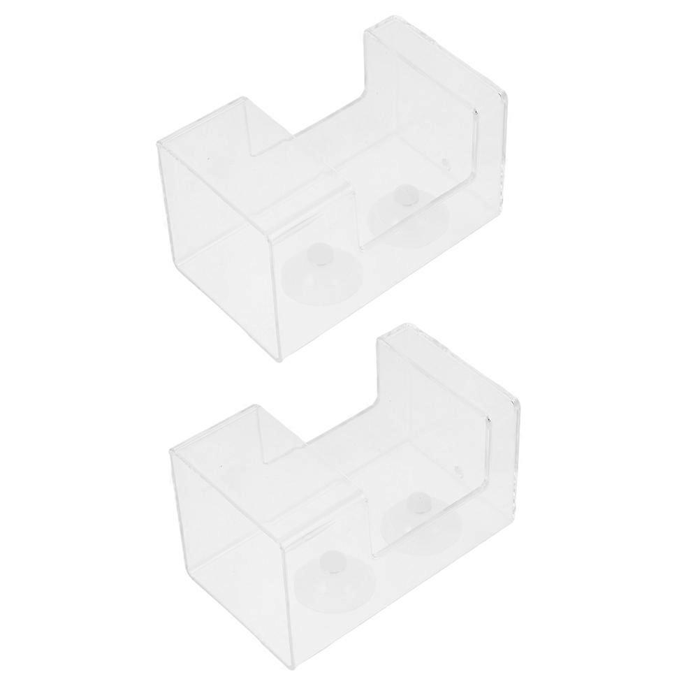 Transparent Fish Feeder Acrylic Feeding Ring for Aquarium 6Pcs