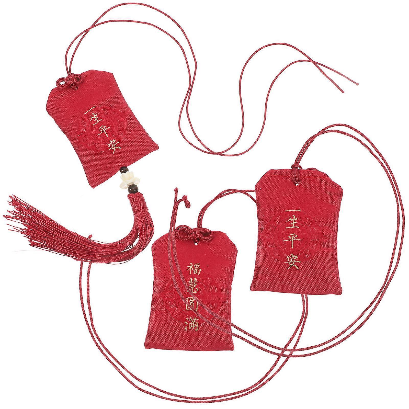 12 Pcs Fabric Empty Charm Bag For Travel Suitable For Personal Belongings Featuring Chinese Style Design With Fragrance Storage Function