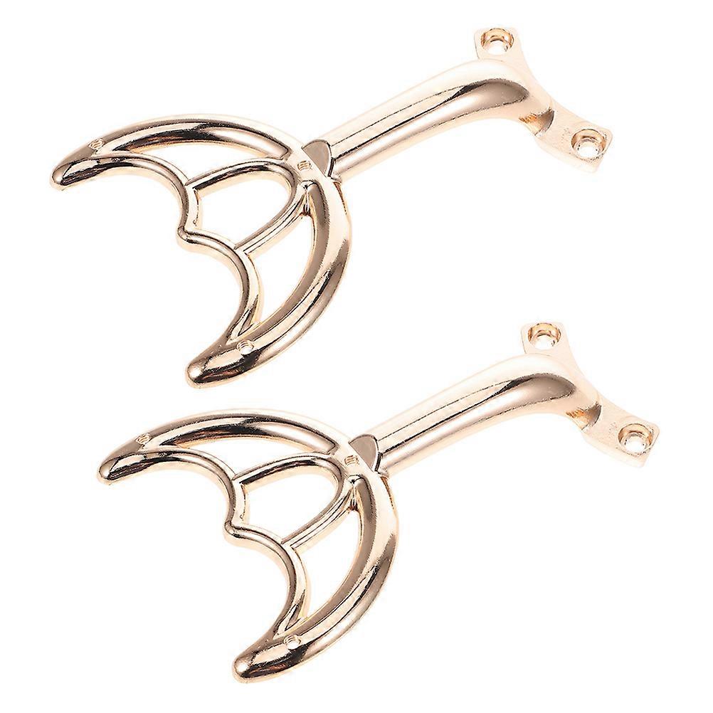 6 Pcs Ceiling Fan Replacement Arms Hardware Ideal For Contractors Electricians Outdoor Use Sturdy Golden Zinc Alloy Structure