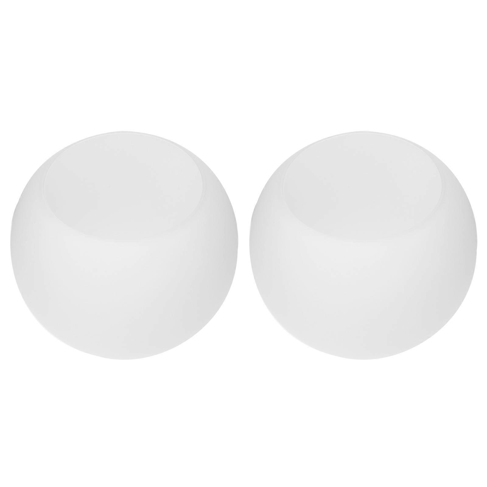 Glass Craft Lampshade Frosted Round Shape for Lighting Decor 4Pcs