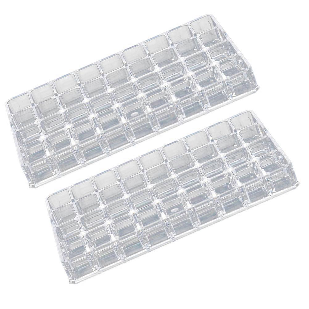 Storage Canister Transparent Acrylic Storage Box for Cosmetics 6Pcs