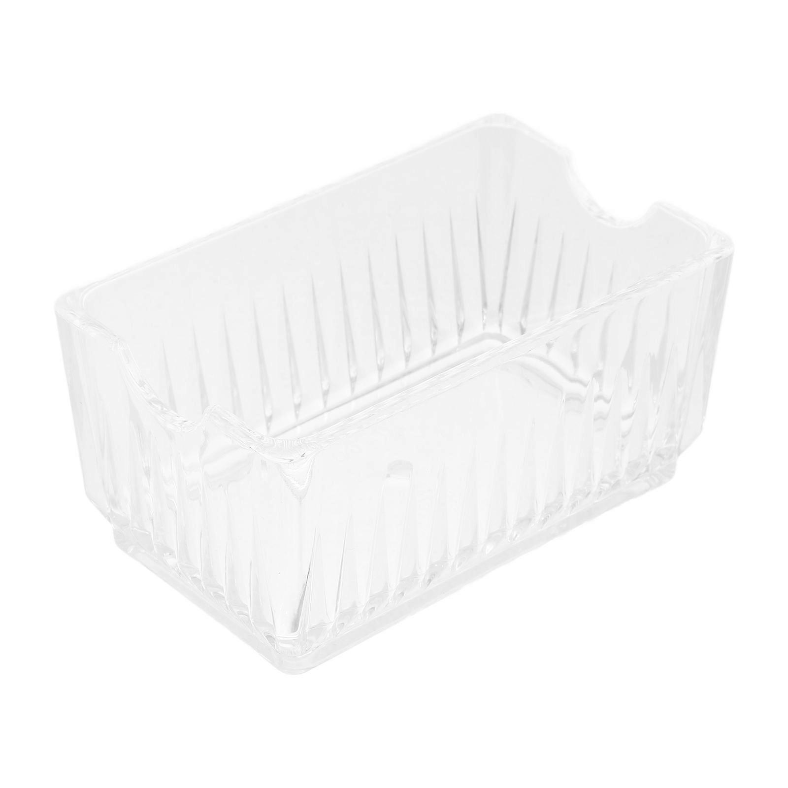 4Pcs Rectangular Desk Organizer Box Made Of Firm Acrylic Material For Office Workspace Organization And Item Separation
