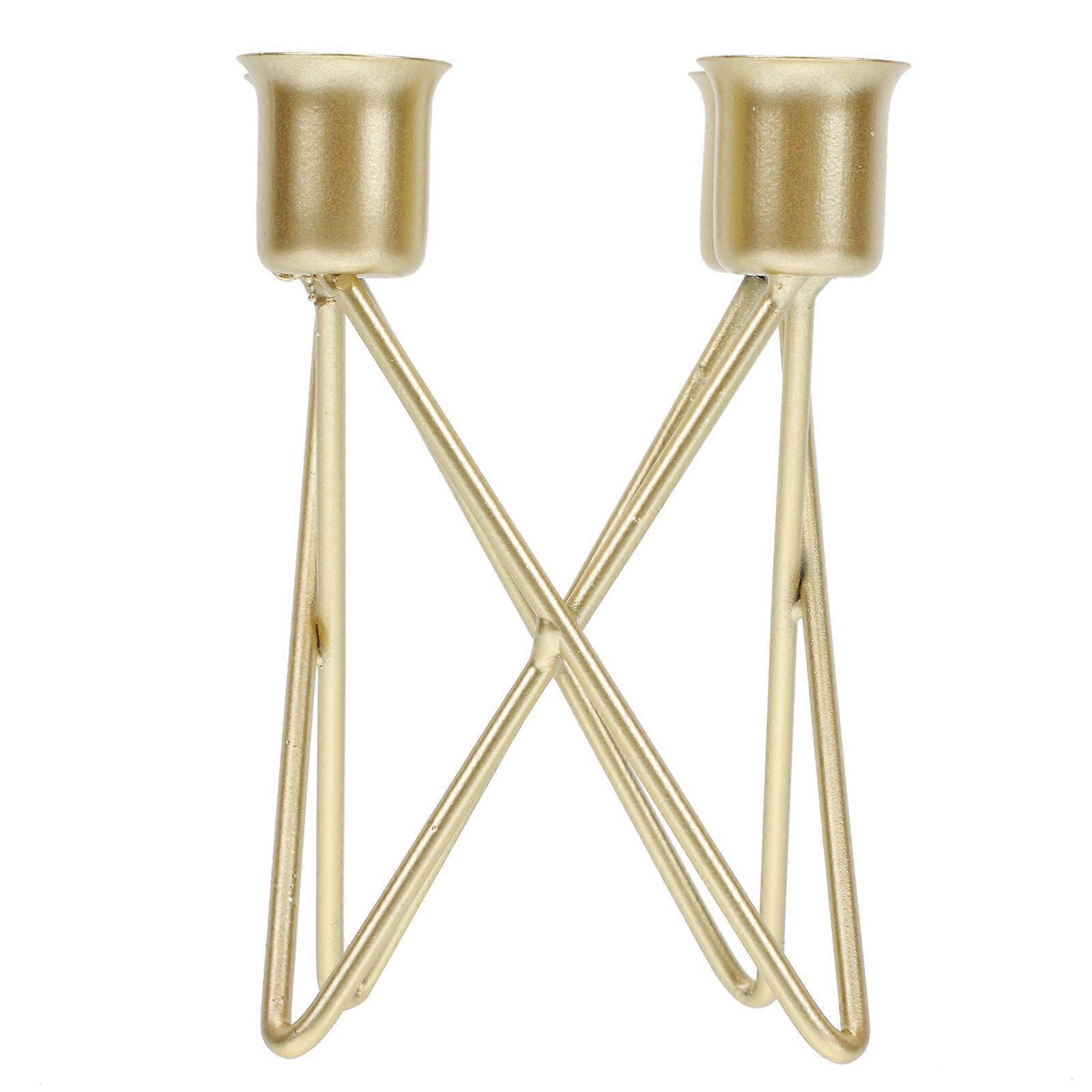 Multi-cup Desktop Candleholder For Christmas Events Home Decor 14x8cm 1Pack