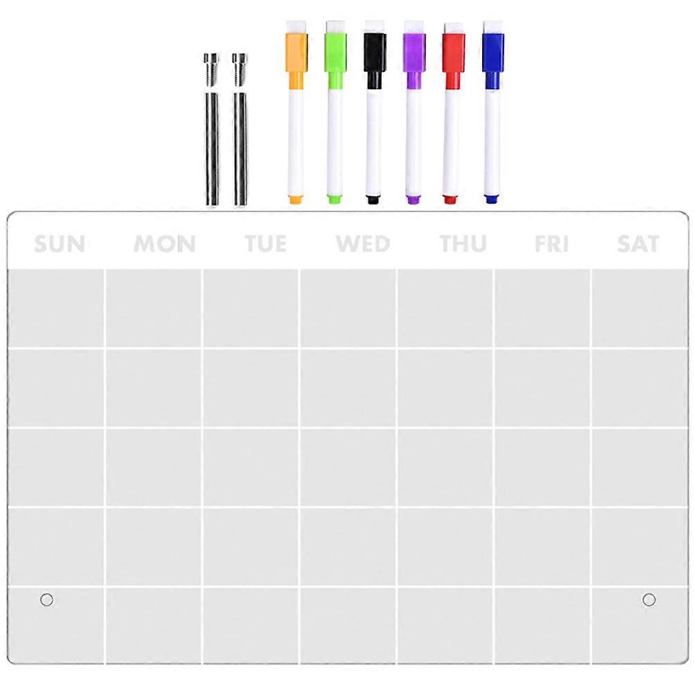 Writable Acrylic Memo Board 3 Sets Perfect For Gift Giving Home And School Transparent 30X20CM Versatile Functionality