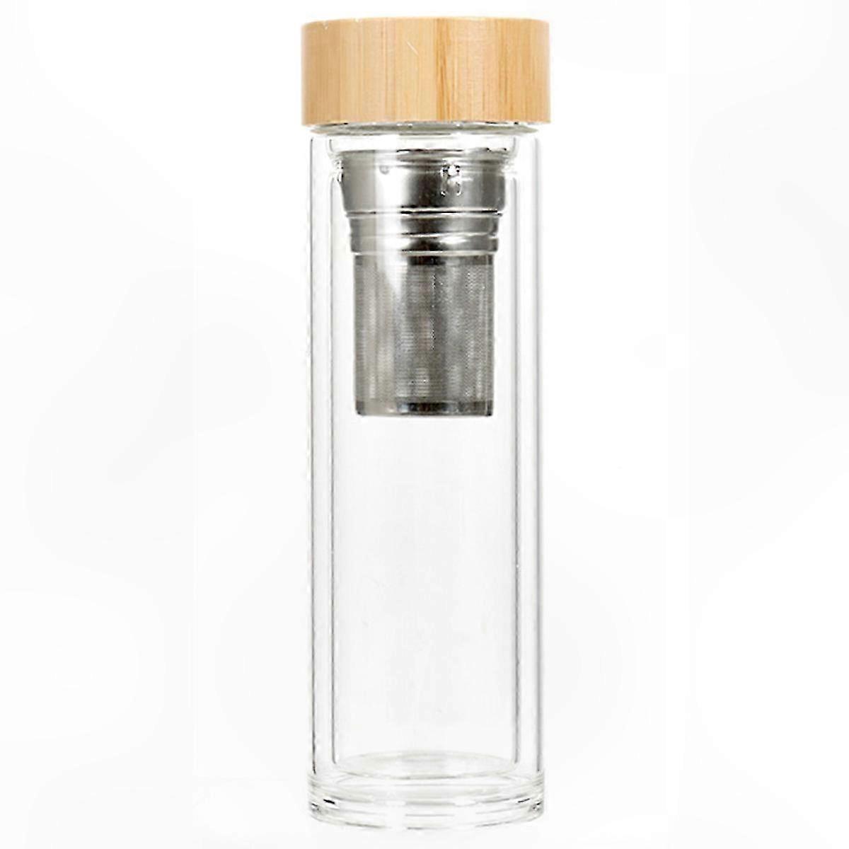 Insulated Glass Teapot with Removable Filter, Durable and Scratch-Resistant Design