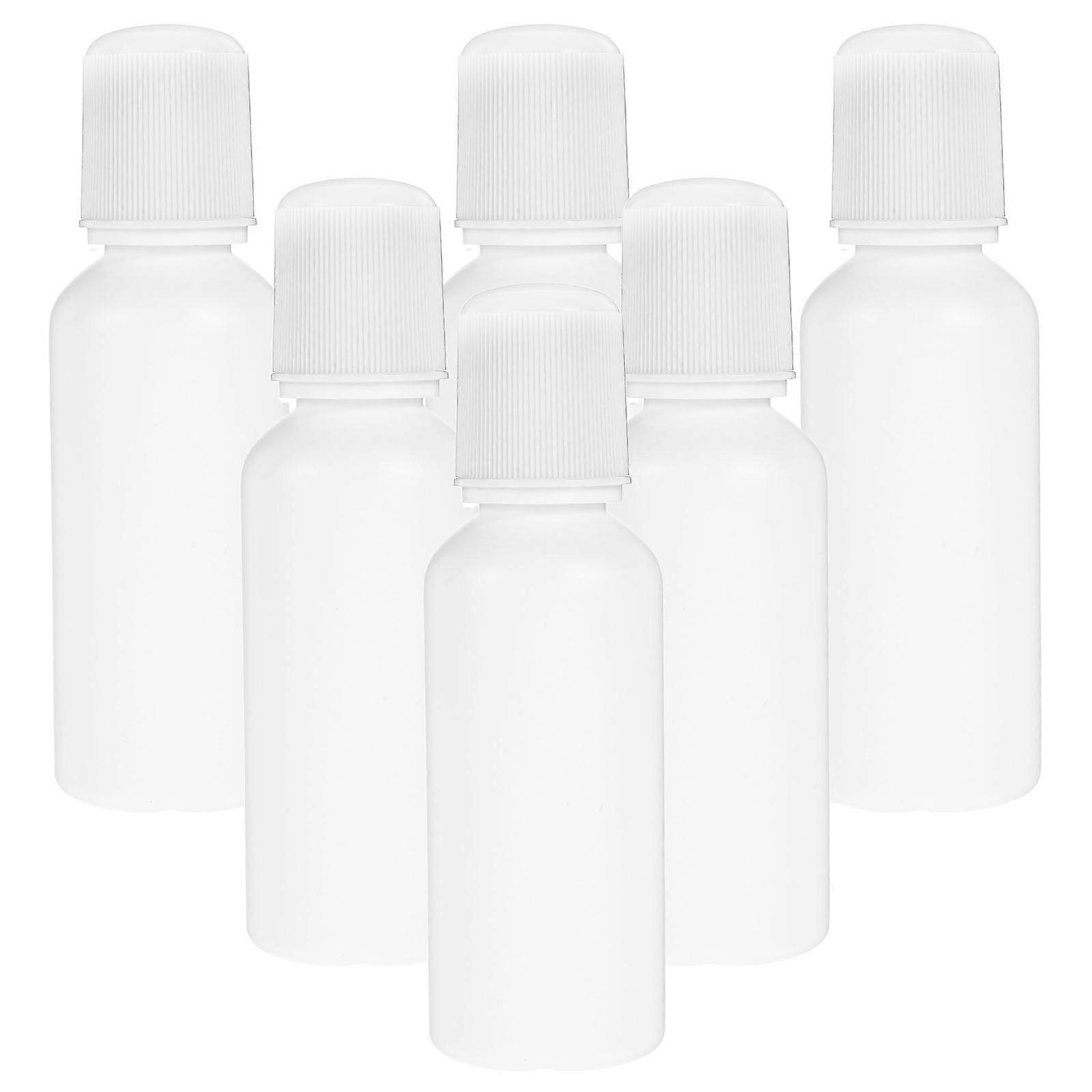 Portable Embrocation Bottles for Storage Leakproof Refillable 6Pcs Set