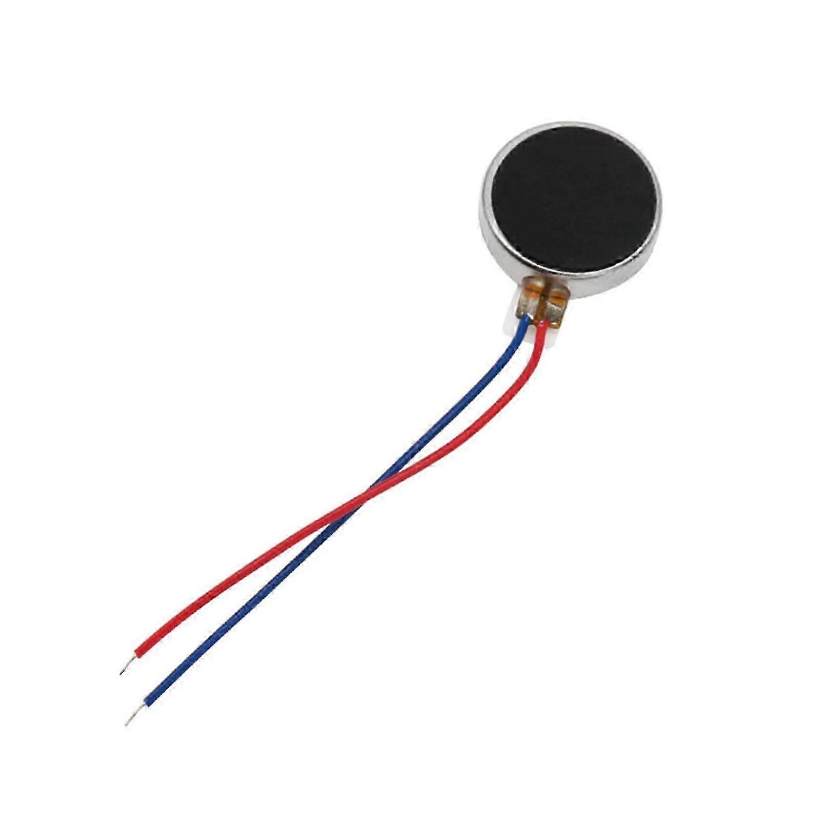 10 mm x 3 mm Tiny Vibration Motor 10000 rpm Flat Coin Button Type DC1.53.7 V Vibration Motor for Tablet 1 piece.