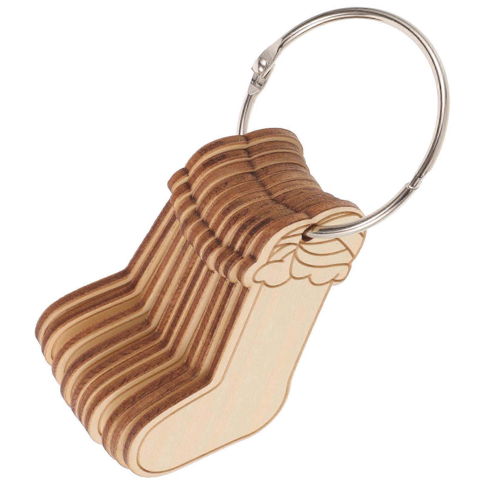 Thread Yarn Bobbin Wood Knitting Tool for Yarn Organization 5Sets