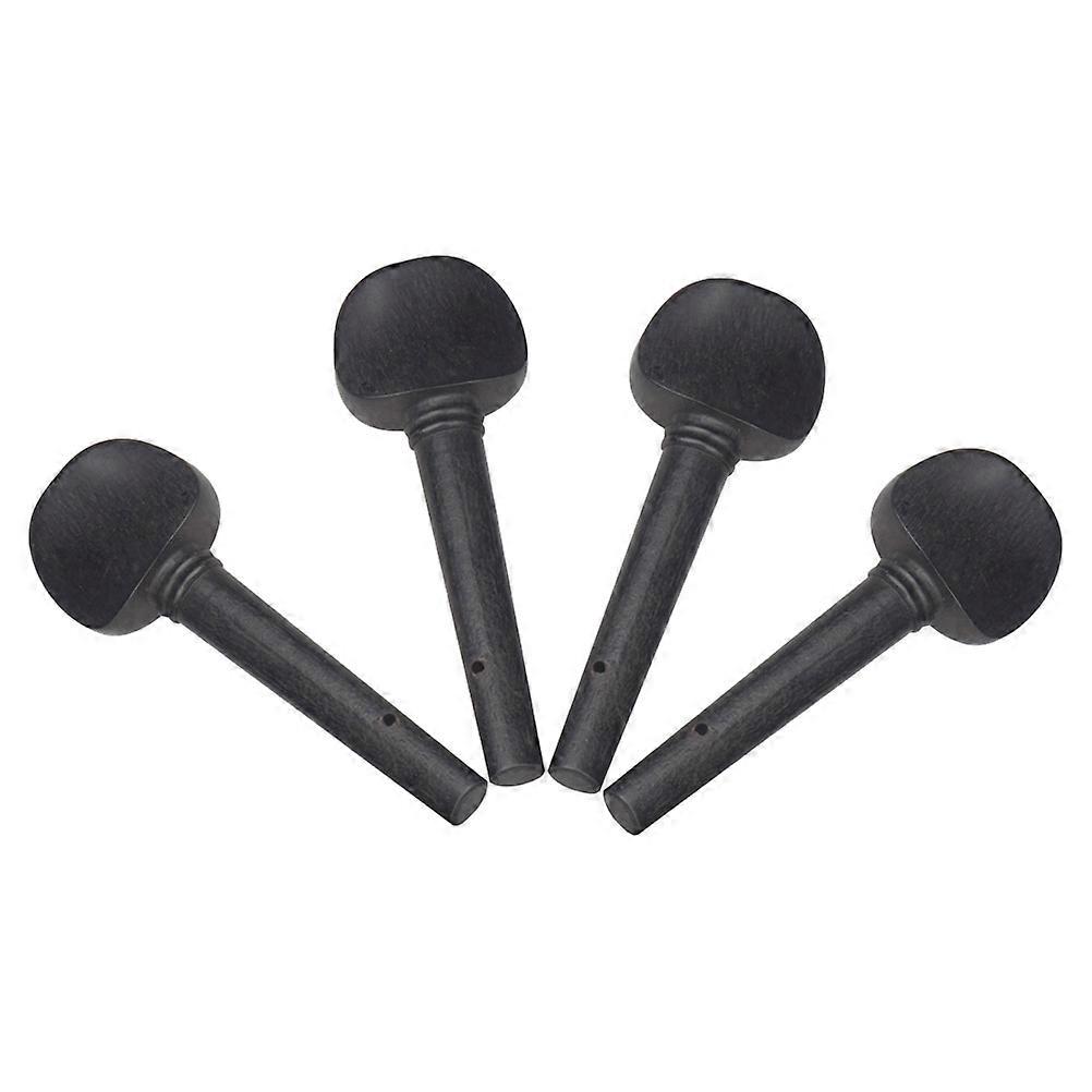String Instrument Accessories Ebony Wood Violin Tuning Pegs Replacement 8Pcs