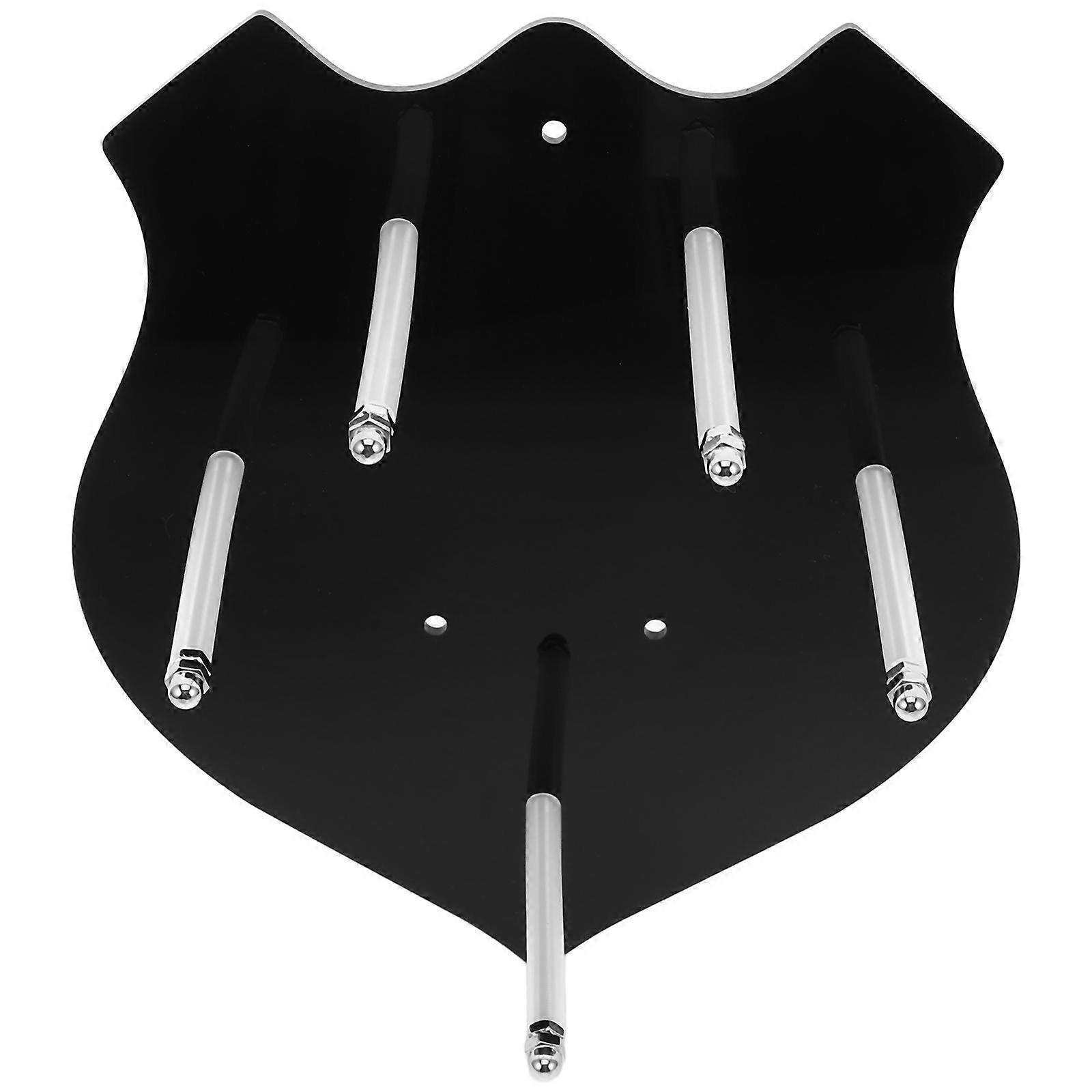 Sword Wall Mount Display Holder for Storage with 3Pcs Black Acrylic