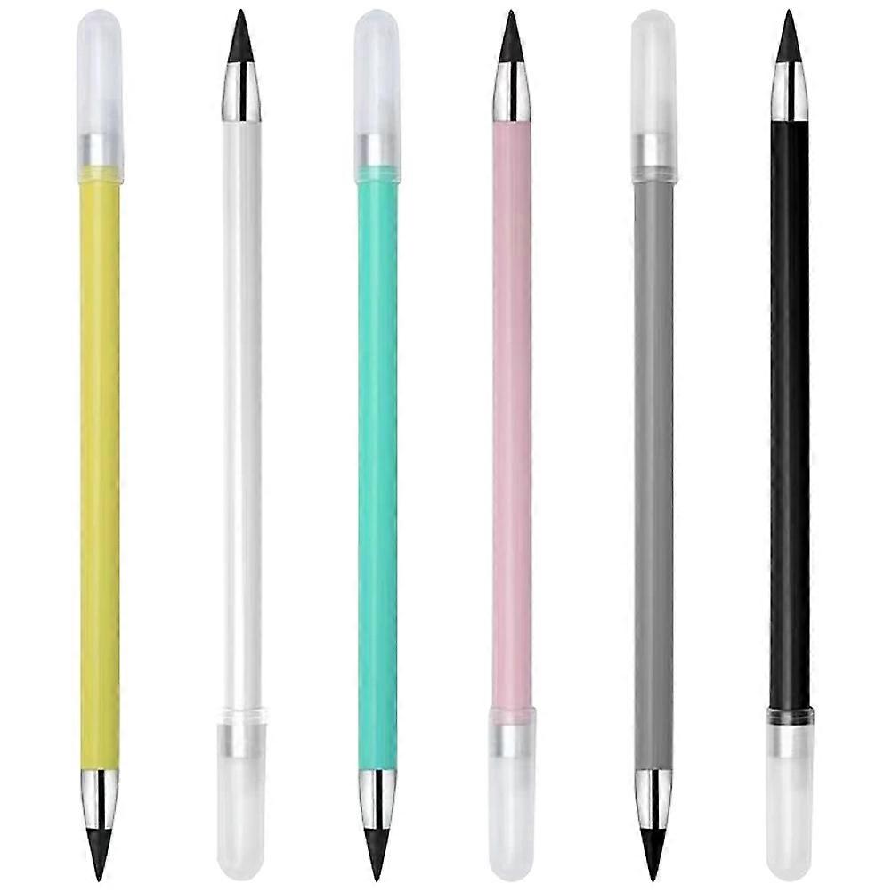 Cylindrical Pencils 12 Pcs Gifts Writing Pencils For Art Students Assorted Color Unbreakable Design