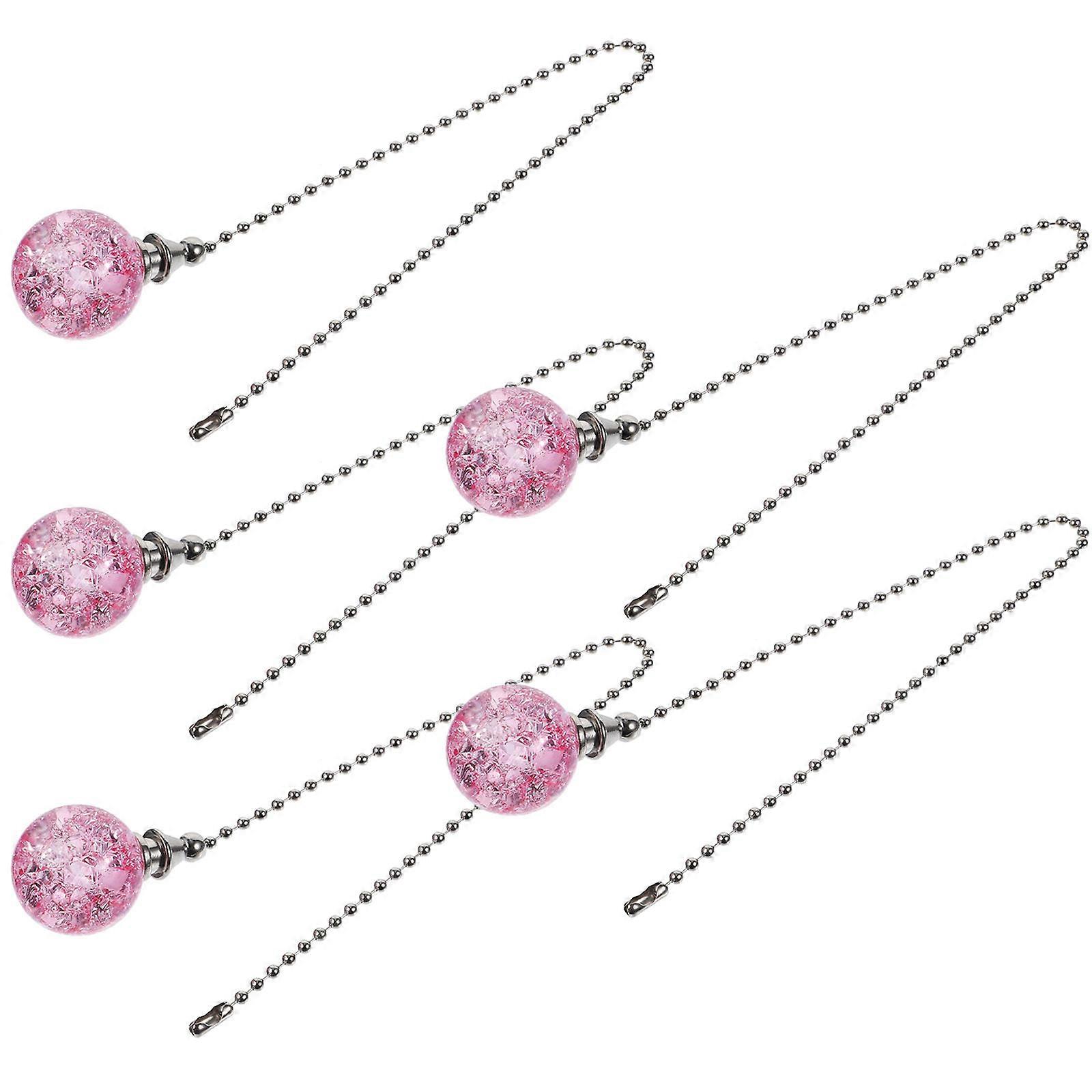 Pull Chain Pendant Extension 20Pcs Pink Ergonomic Design Chain Perfect For Ceiling Fans Ceiling Lights And Home Decorative Needs