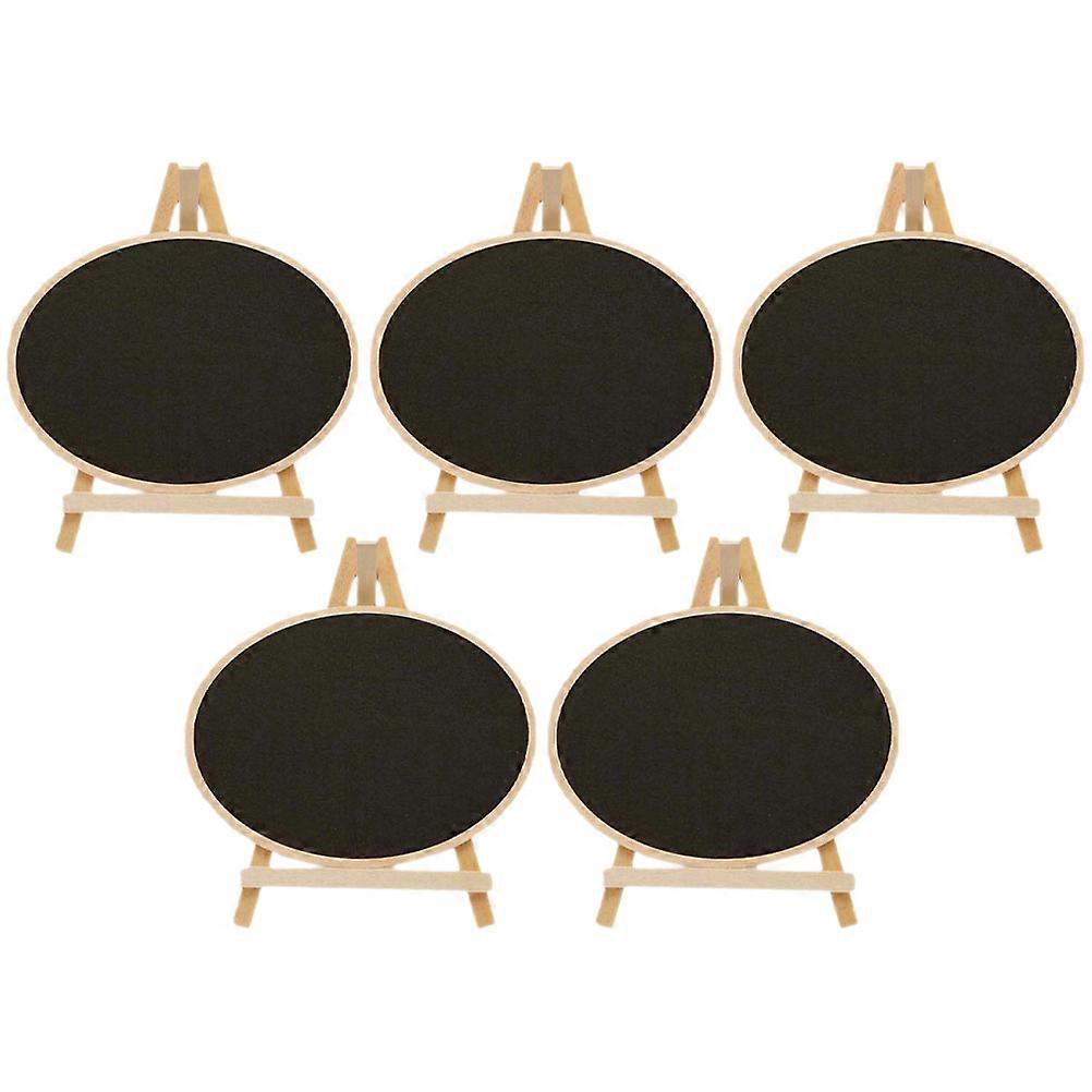 Message Blackboard Mini Chalkboard for Decoration 15Pcs Black Boxwood