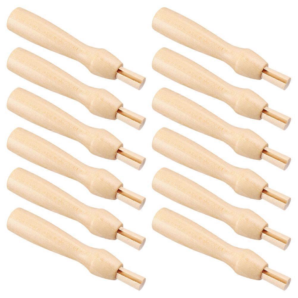 Needle Felting Tools Handles 48Pcs Comfortable Grip Suitable For Professional Artisans During Art Workshops In Khaki Color
